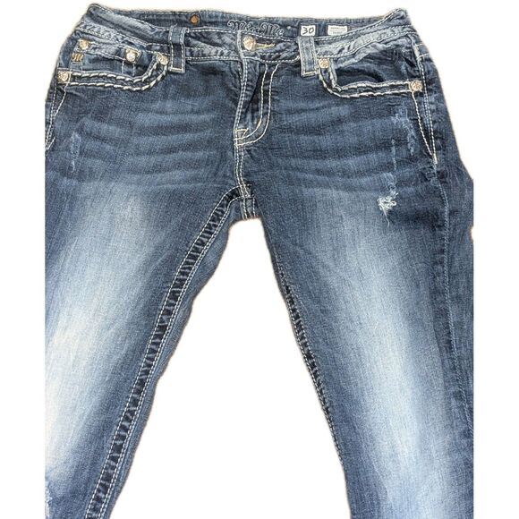 Miss Me Distressed Skinny Jeans Size 30 Miss Me Women's Jeans - Picture 2 of 10